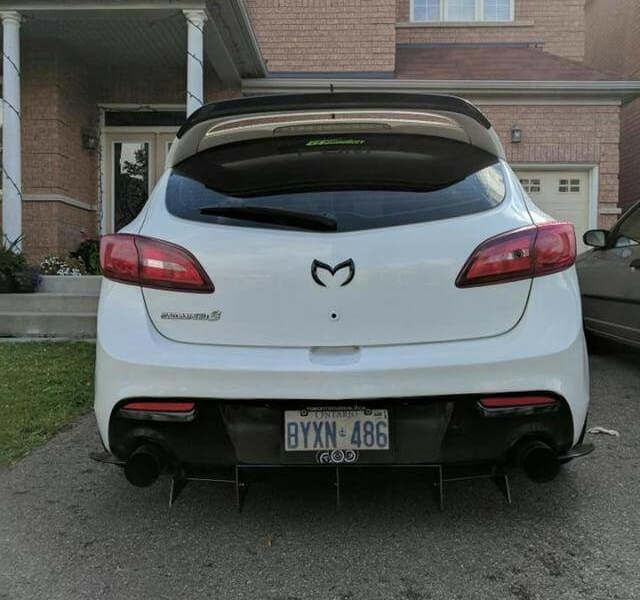 20102013 mazda 3/speed 3 full Rear Diffuser Ventus Autoworks