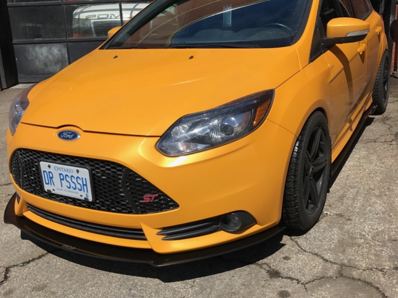 2013 2014 Ford Focus St Front Splitter Ventus Autoworks