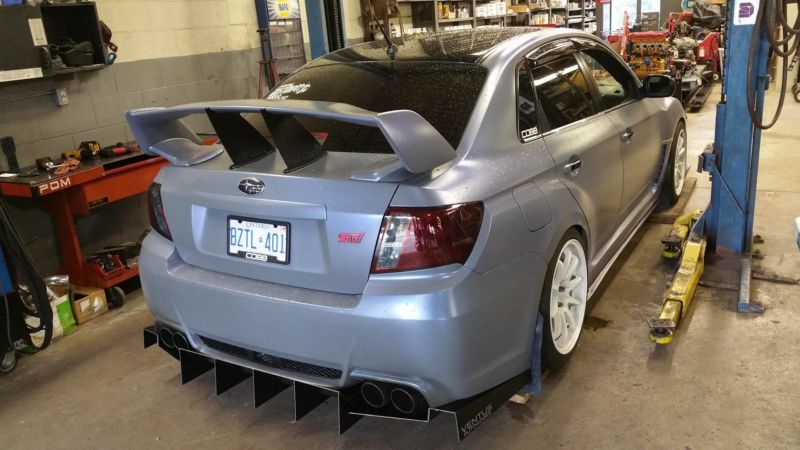 2011-2014 Subaru WRX STI Sedan Rear Diffuser - Ventus Autoworks