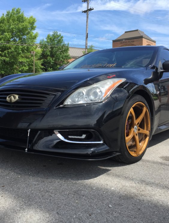 infiniti g37 coupe IPL Front Splitter - Ventus Autoworks