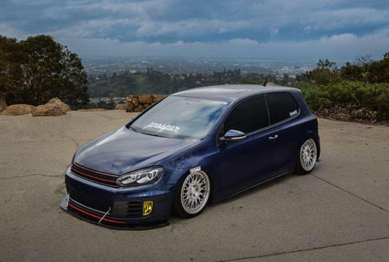 2010-2014 Volkswagen GTI mk6 Front Splitter - Ventus Autoworks