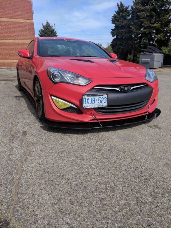 2013-2016 Hyundai genesis coupe Front Splitter - Ventus Autoworks