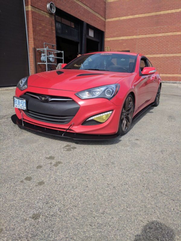 2013-2016 Hyundai genesis coupe Front Splitter - Ventus Autoworks