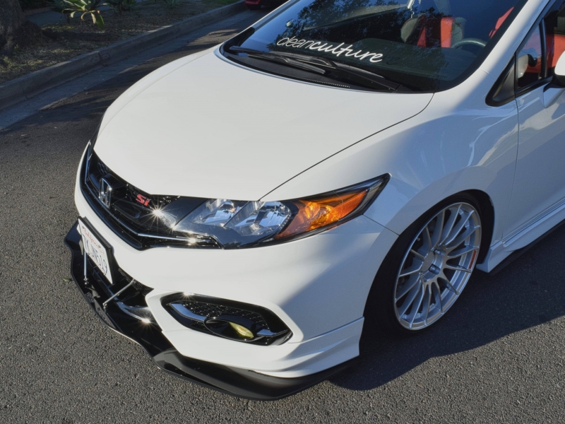 2014-2015 Honda Civic Coupe Si Front Splitter - Ventus Autoworks