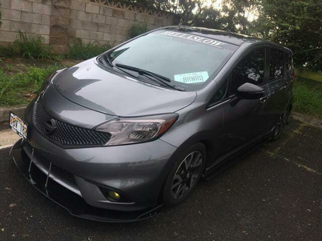Nissan Versa Note Sr Front Splitter Ventus Autoworks