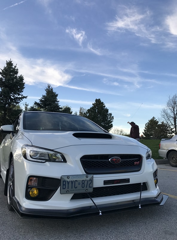 2017 subaru wrx front lip