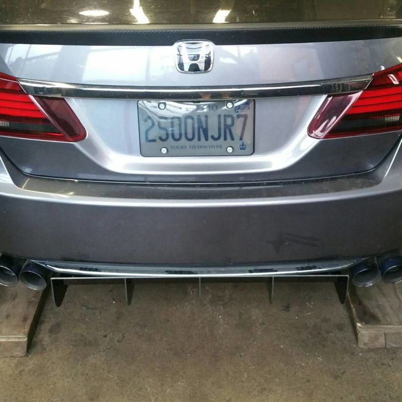 20132015 honda accord sedan Rear Diffuser Ventus Autoworks