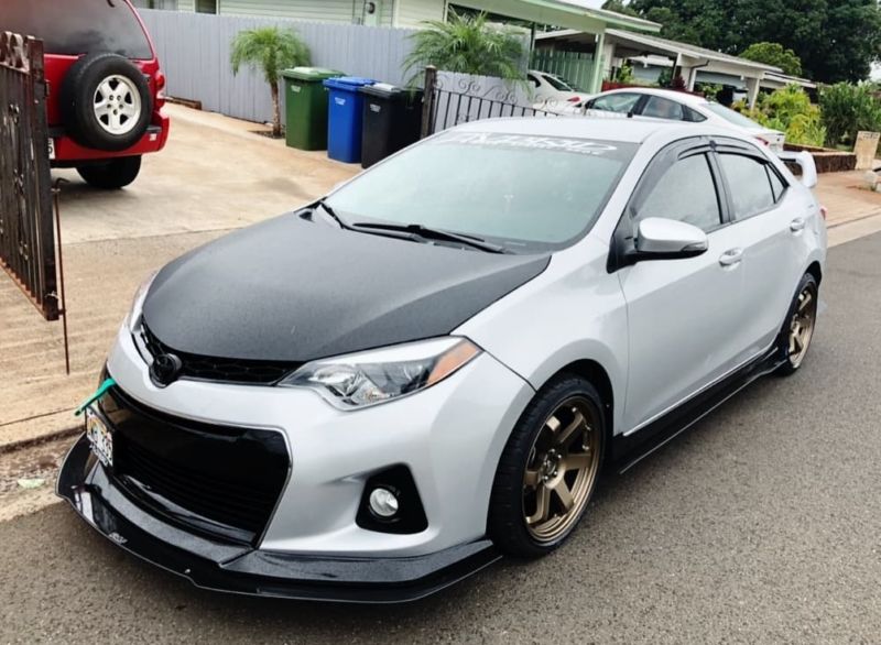 2014-2016 toyota corolla/corolla s "ikon lip" Front Splitter - Ventus