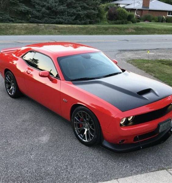 2015+ Dodge Challenger srt 392/rt scat pack Front Splitter - Ventus ...