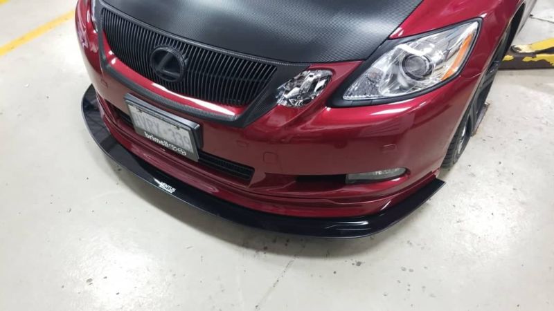 08 11 Lexus Gs350 Gs460 Sedan Front Splitter Ventus Autoworks