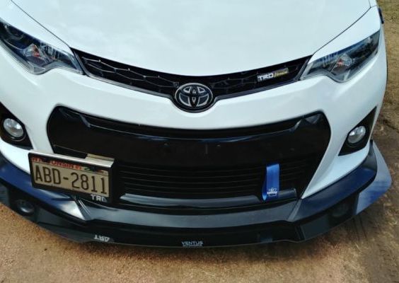 For 2014-2016 Toyota Corolla Sport Style Front Bumper Splitter Spoiler Lip 