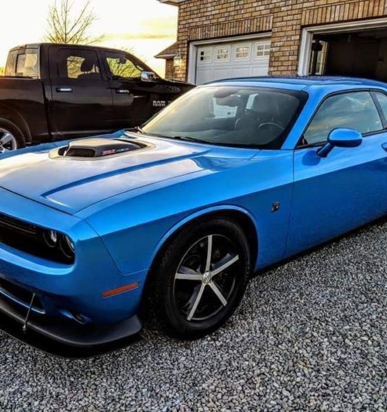 2015+ Dodge Challenger srt 392/rt scat pack Front Splitter - Ventus ...