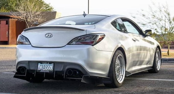 2010+ Hyundai Genesis coupe Rear Diffuser - Ventus Autoworks