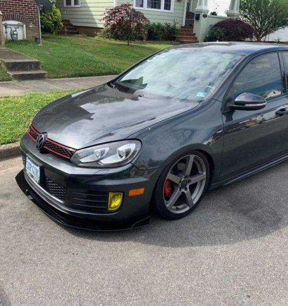 2010-2014 Volkswagen GTI mk6 Front Splitter - Ventus Autoworks