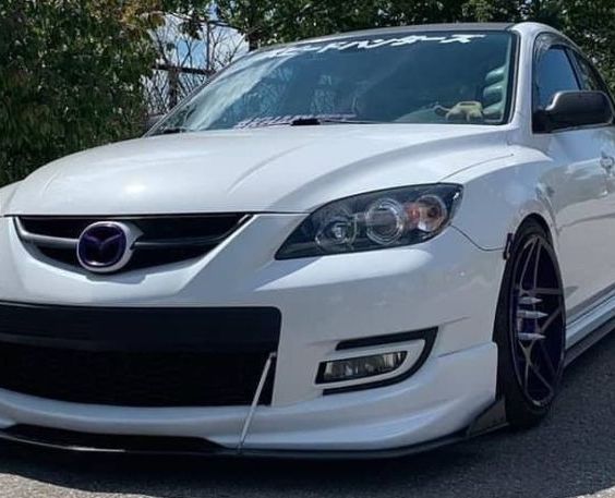 07 09 Mazda 3 Speed 3 N1 Gv Style Lip Front Splitter Ventus Autoworks