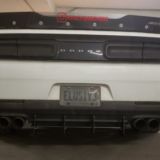 2015+ Dodge challenger rear diffuser version 2