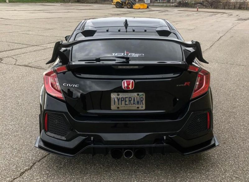 2017+ honda civc type r Rear Spats - Ventus Autoworks