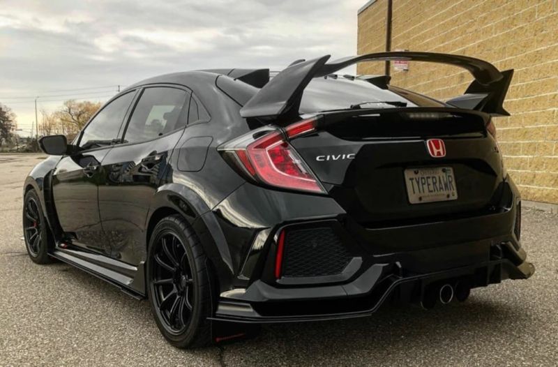 2017+ honda civc type r Rear Spats - Ventus Autoworks