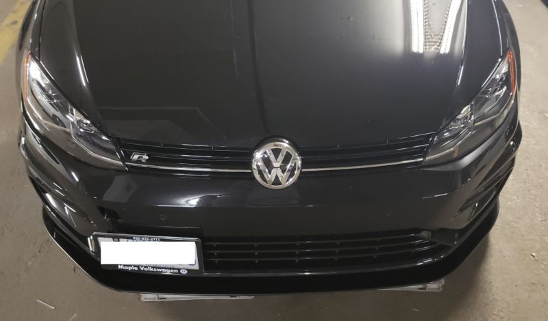2018+ Volkswagen golf r mk7.5 Front Splitter - Ventus Autoworks