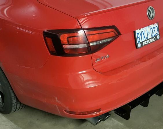 2015-2018 volkswagen jetta mk6.5 rear diffuser - Ventus Autoworks