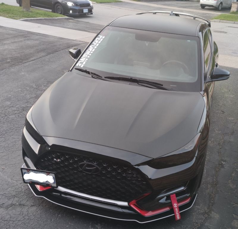 2019 veloster front splitter