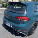 2018+ volkswagen golf GTI mk7.5 rear diffuser+Rear spats