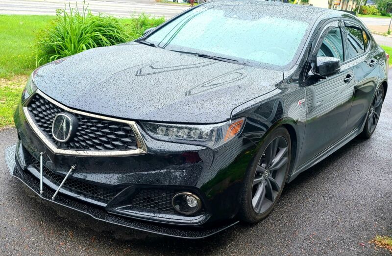 2018+ acura tlx aspec Front Splitter - Ventus Autoworks