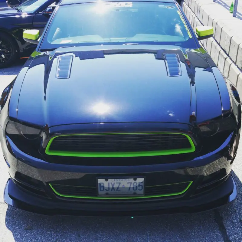 2013-2014 Ford Mustang California Special/Boss 302 2PC Front Splitter 2013-2014 Ford Mustang California Special/Boss 302 2PC Front Splitter