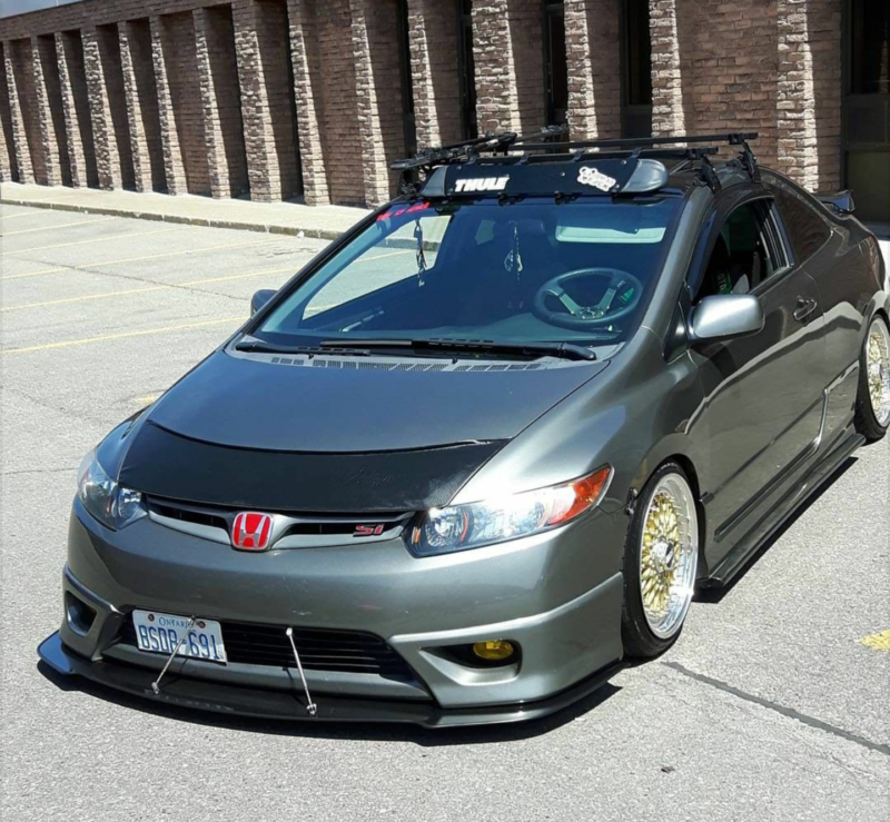 2006-2008 Honda Civic Coupe HFP Lip 2PC Front Splitter