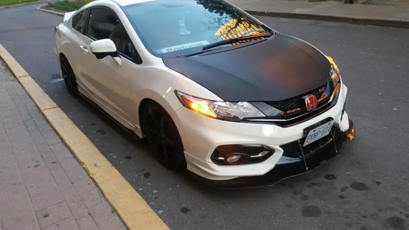 2014-2015 Honda Civic Coupe 2PC Front Splitter
