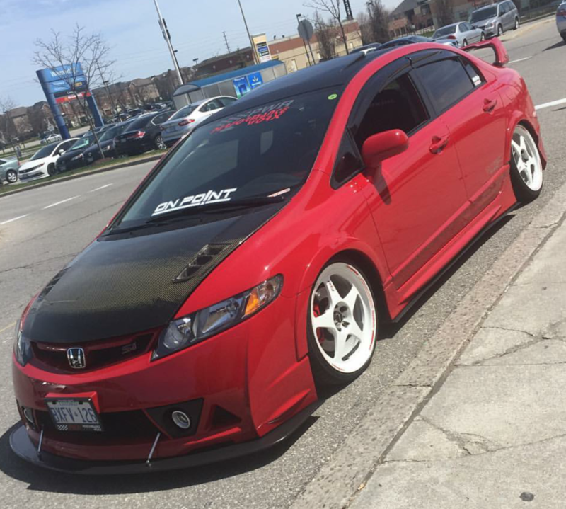 2006-2011 Honda Civic Mugen RR Bumper 2PC Front Splitter