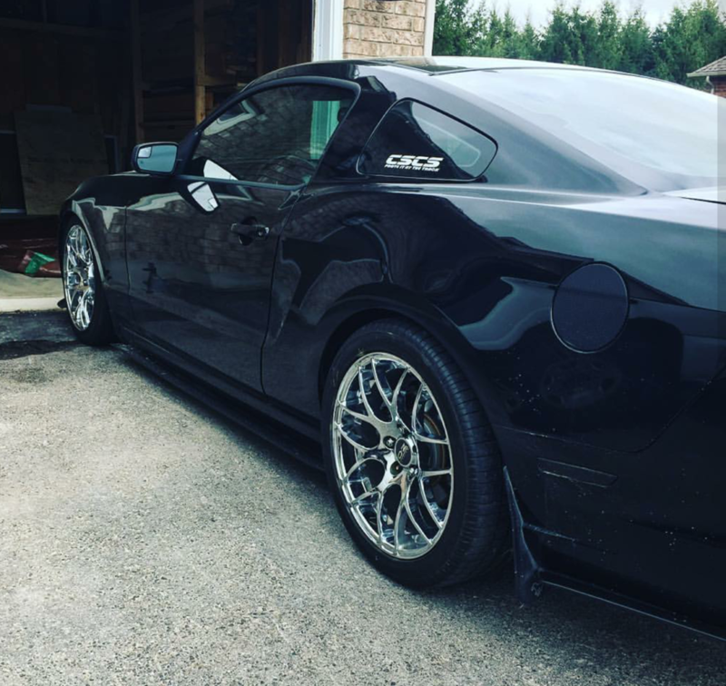 2010-2014 Ford Mustang 2PC Side Splitters