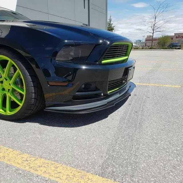 2013-2014 Ford Mustang California Special/Boss 302 2PC Front Splitter 2013-2014 Ford Mustang California Special/Boss 302 2PC Front Splitter