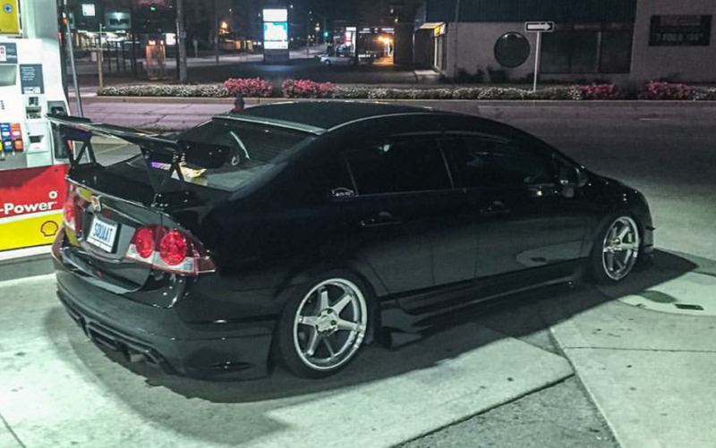 2006-2011 Acura CSX 2PC Side Splitters 2006-2011 Acura CSX 2PC Side Splitters