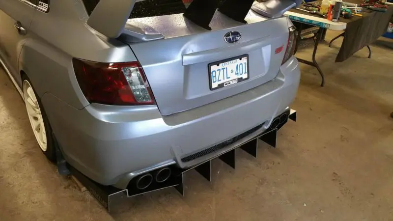 2011-2014 Subaru WRX STI Sedan Rear Diffuser