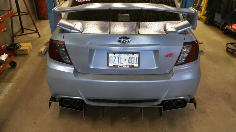 2011-2014 Subaru WRX STI Sedan Rear Diffuser