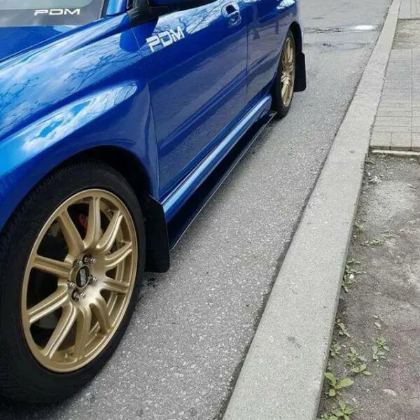 2002-2007 Subaru WRX Sedan 2PC Side Splitters