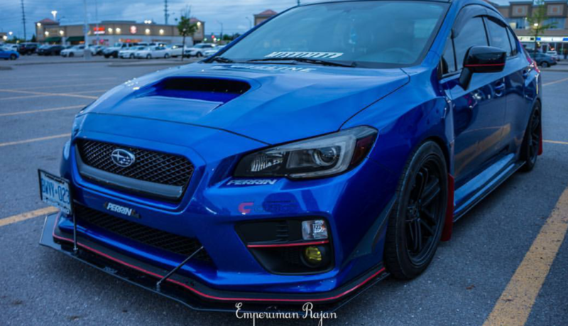 2015-2017 Subaru WRX Lip Version 2PC Front Splitter 2015-2017 Subaru WRX Lip Version 2PC Front Splitter
