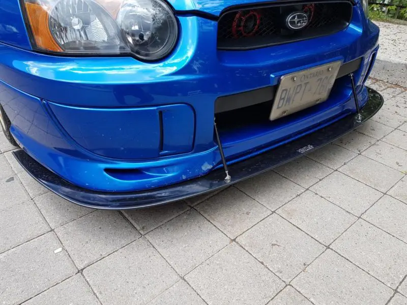 2004-2005 Subaru WRX/STI Sedan 2PC Front Splitter 2004-2005 Subaru WRX/STI Sedan 2PC Front Splitter