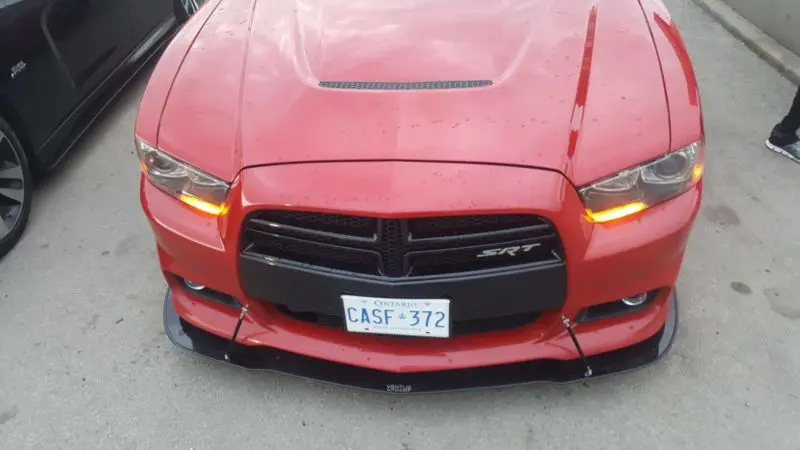 2011-2014 Dodge Charger SRT/SRT8 2PC Front Splitter 2011-2014 Dodge Charger SRT/SRT8 2PC Front Splitter