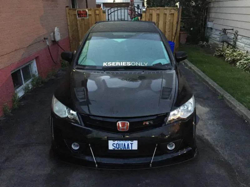 2006-2011 Acura CSX Mugen RR Bumper 2PC Front Splitter