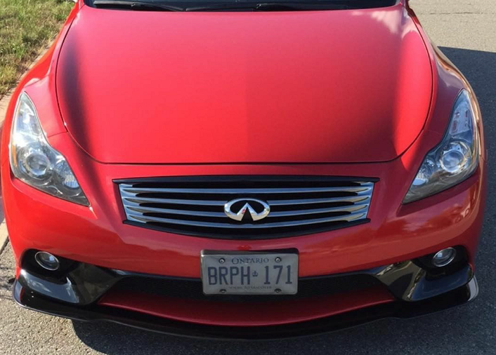 2011-2013 Infiniti G37 Coupe Sport Bumper 2PC Front Splitter
