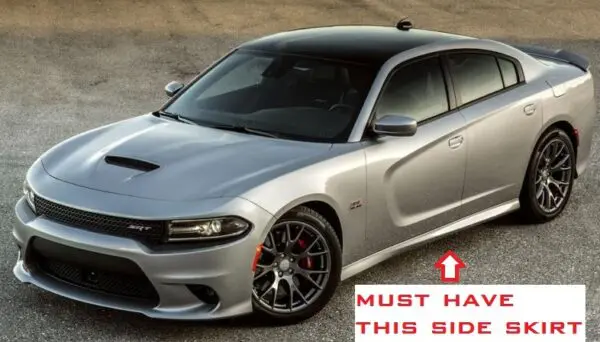 2011-2021 SRT/Scat Pack/392/Hellcat Dodge Charger 2PC Side Splitters