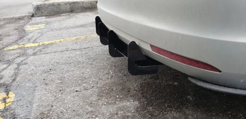 2011-2014 Volkswagen Jetta MK6 Rear Diffuser+Rear Corner Spats 2011-2014 Volkswagen Jetta MK6 Rear Diffuser+Rear Corner Spats