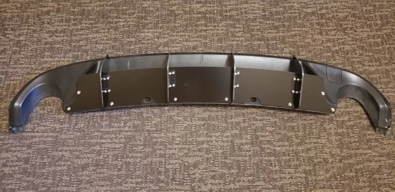 2010-2014 Volkswagen GTI MK6 Rear Diffuser+Rear Corner Spats 2010-2014 Volkswagen GTI MK6 Rear Diffuser+Rear Corner Spats