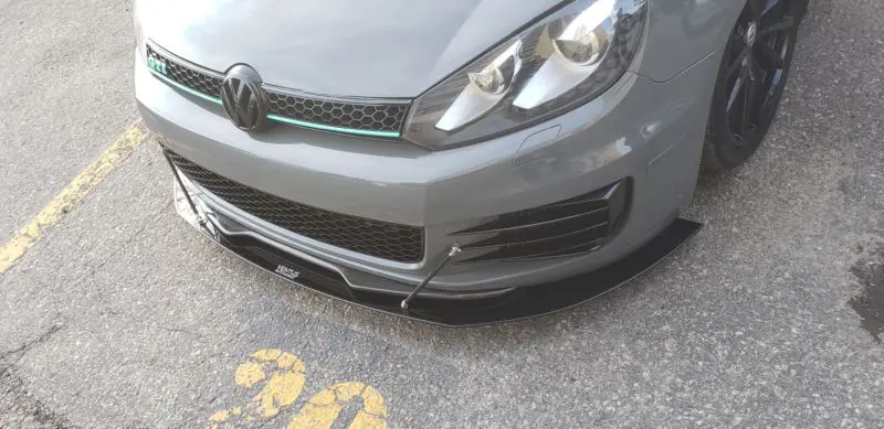 2010-2014 Volkswagen GTI MK6 2PC Front Splitter 2010-2014 Volkswagen GTI MK6 2PC Front Splitter
