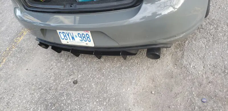 2010-2014 Volkswagen GTI MK6 Rear Diffuser+Rear Corner Spats 2010-2014 Volkswagen GTI MK6 Rear Diffuser+Rear Corner Spats