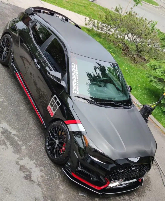 2019-2023 Hyundai Veloster N 2PC Front Splitter 2019-2023 Hyundai Veloster N 2PC Front Splitter