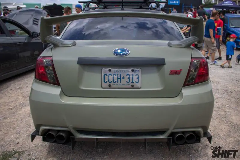 2011-2014 Subaru WRX STI Sedan Rear Diffuser