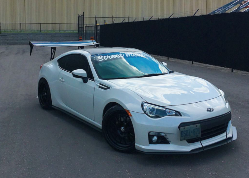2013-2016 Subaru BRZ 2PC Front Splitter